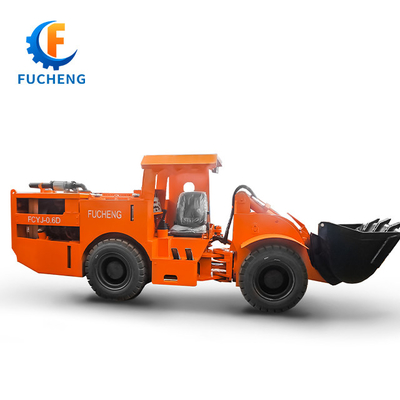 FUCHENG 0.6 m3 /0.75 yd3 関節式LHDディーゼル地下鉱山積載機